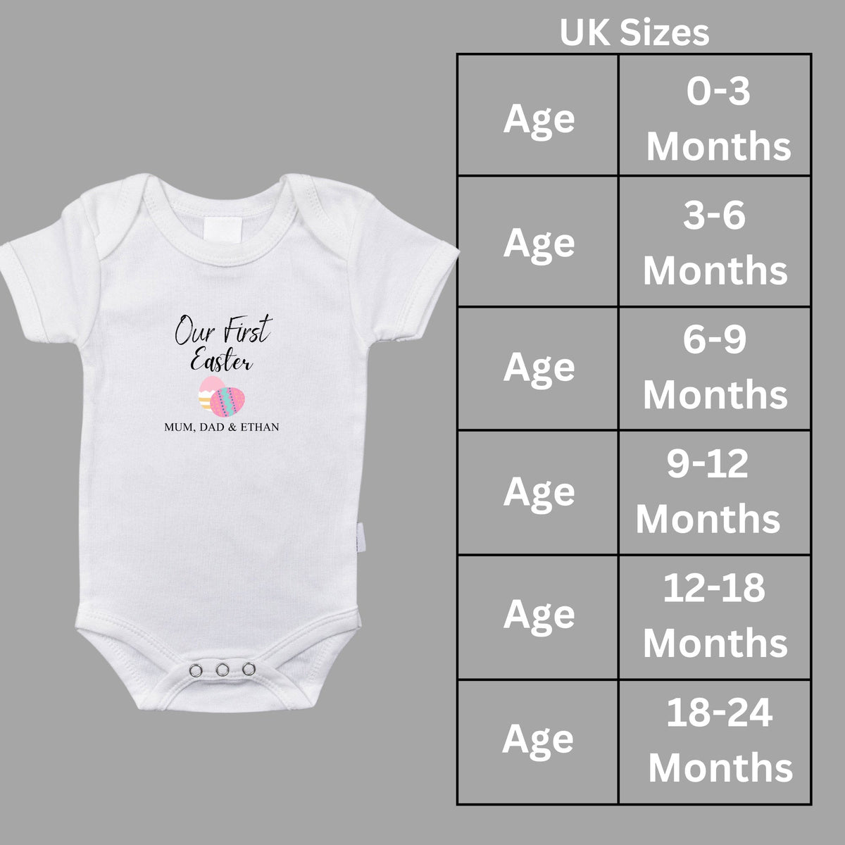 Personalised Our First Easter Day Family Matching T Shirt