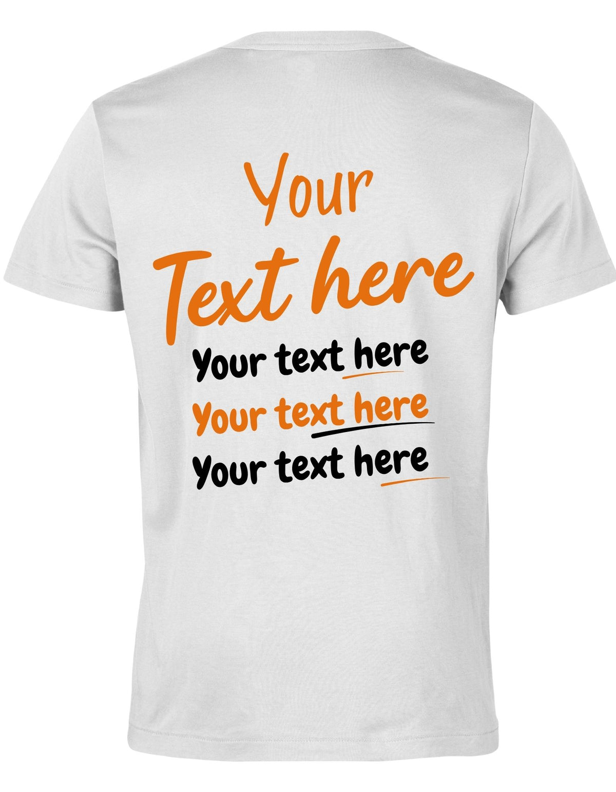 Mr Ginger T-Shirt | Logo | Back Personalisation
