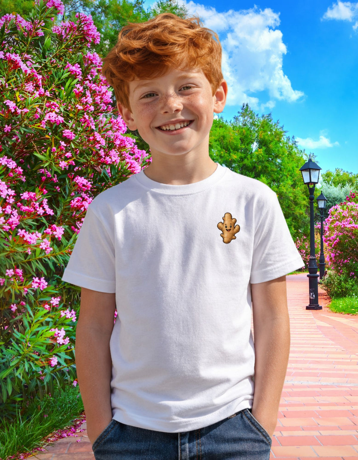 Mr Ginger Kids T-Shirt | Logo