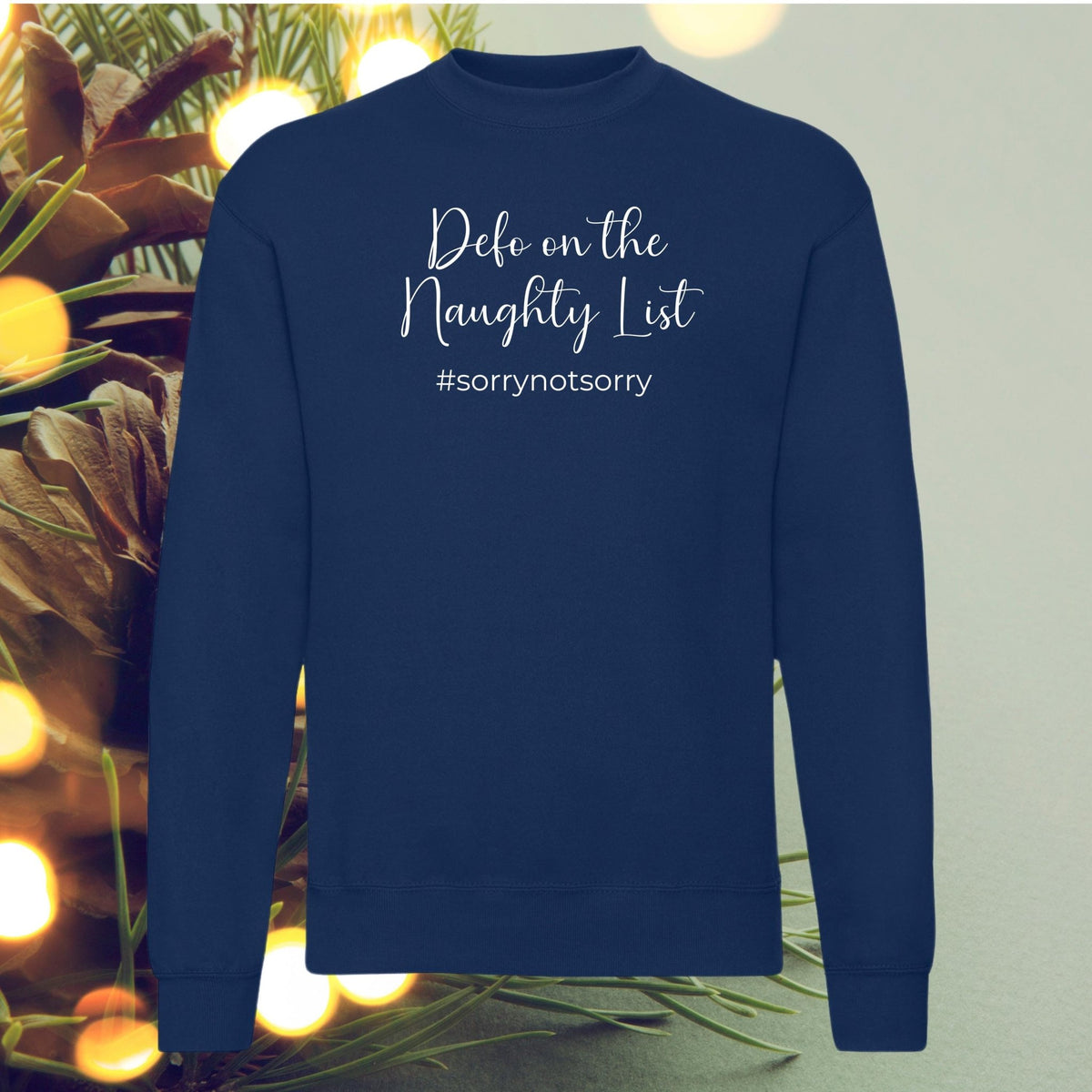 Unisex Couple Sweatshirts Sorry Not Sorry Vibe