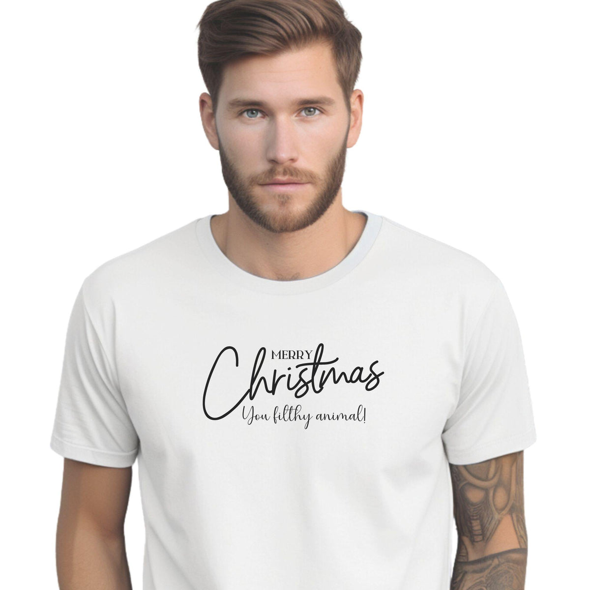 Merry Christmas You Filthy Animal T Shirts