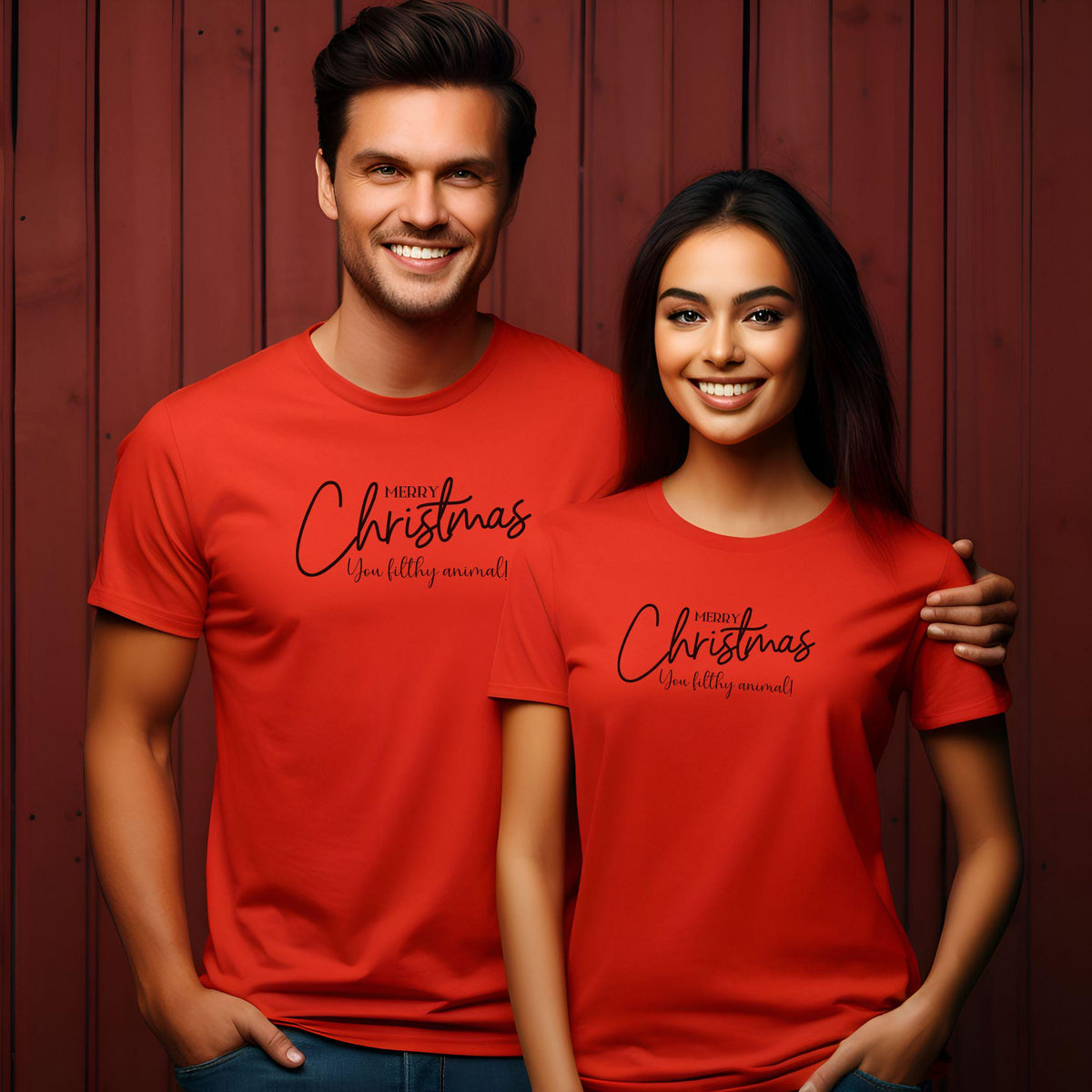 Merry Christmas You Filthy Animal T Shirts