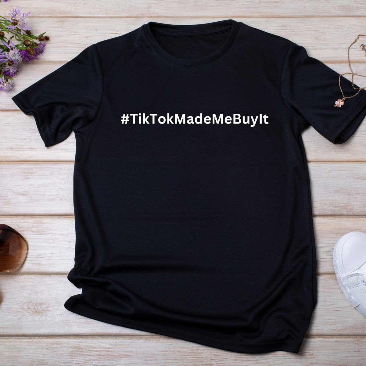 TikTok Made Me Buy it T Shirt, Funny TikTok Shirt, Social Media Shirt, Short Sleeve Shirt, TikTok Trending Shirt, Gift for TikTok Lover