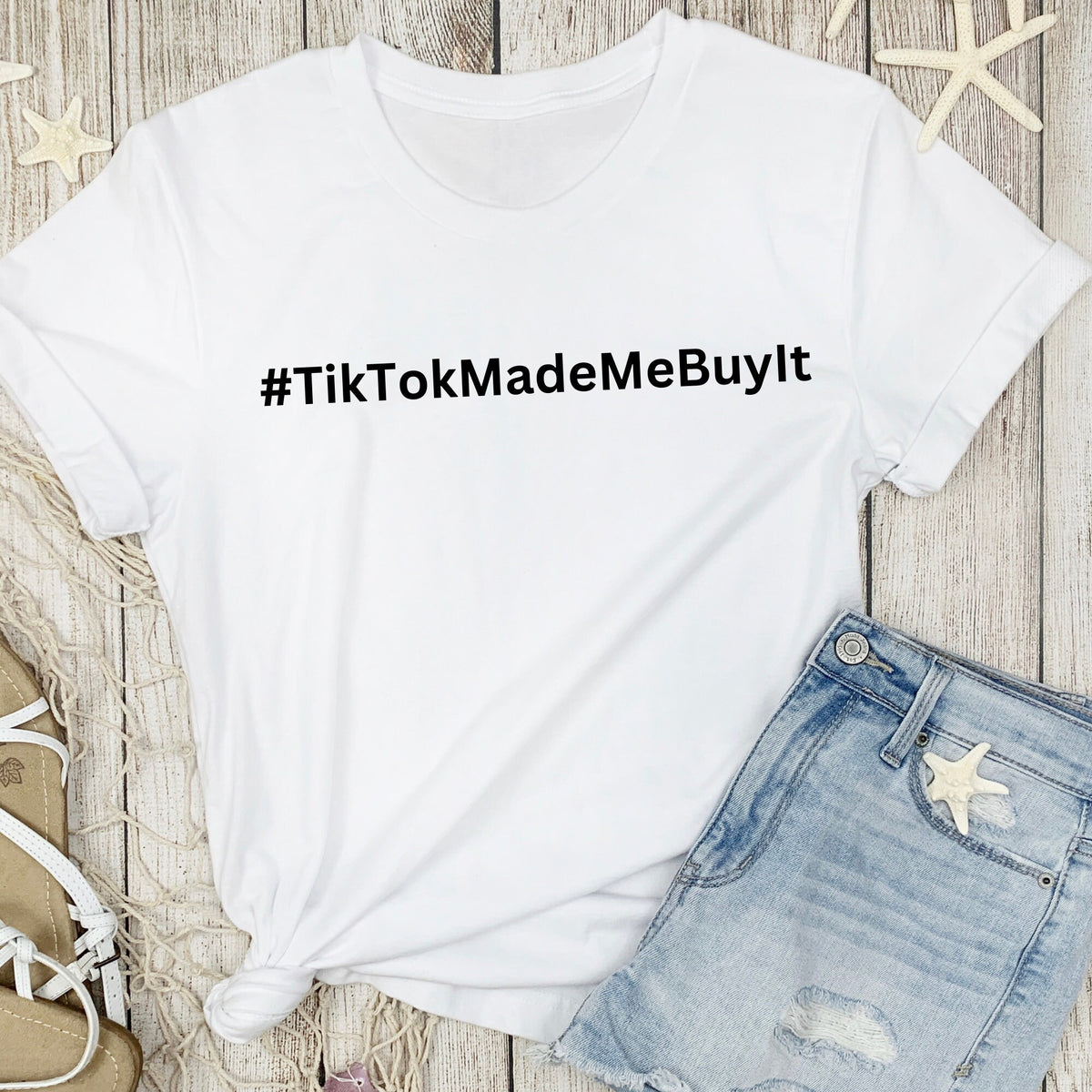 TikTok Made Me Buy it T Shirt, Funny TikTok Shirt, Social Media Shirt, Short Sleeve Shirt, TikTok Trending Shirt, Gift for TikTok Lover