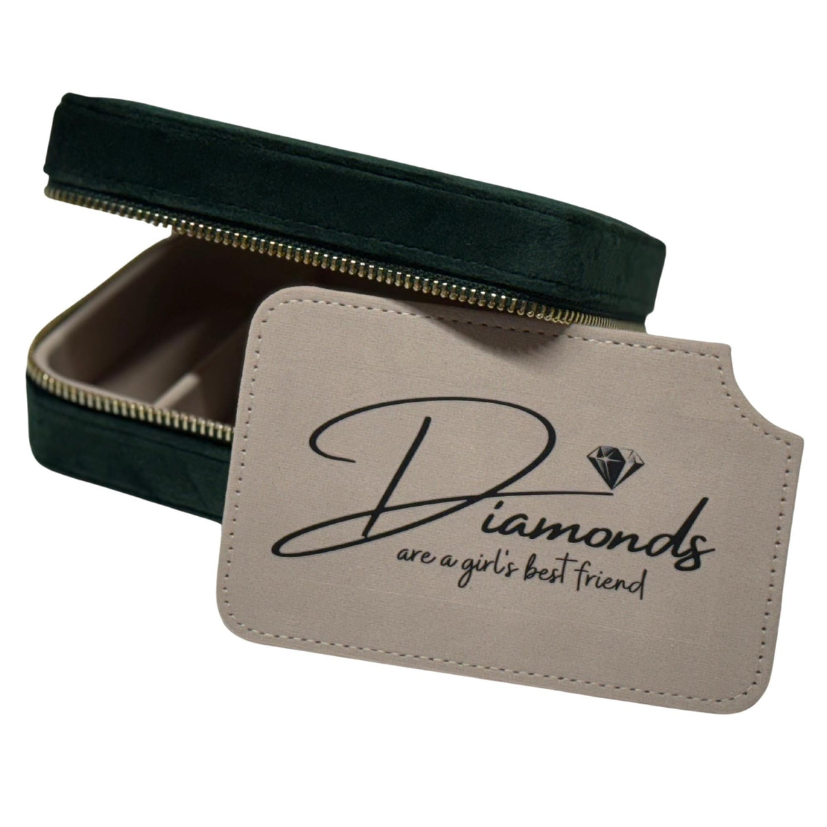 Personalised Velvet Jewellery Box, Custom Gold Glitter Name Jewelry Box, Bridesmaid Jewelry Box,Travel Jewelry Case, Velvet Jewelry Gift Box