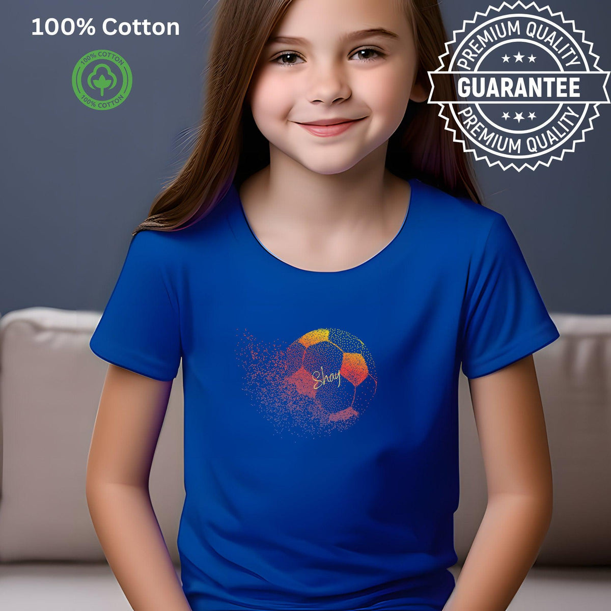 Personalised Kids Dissolving Football T Shirts