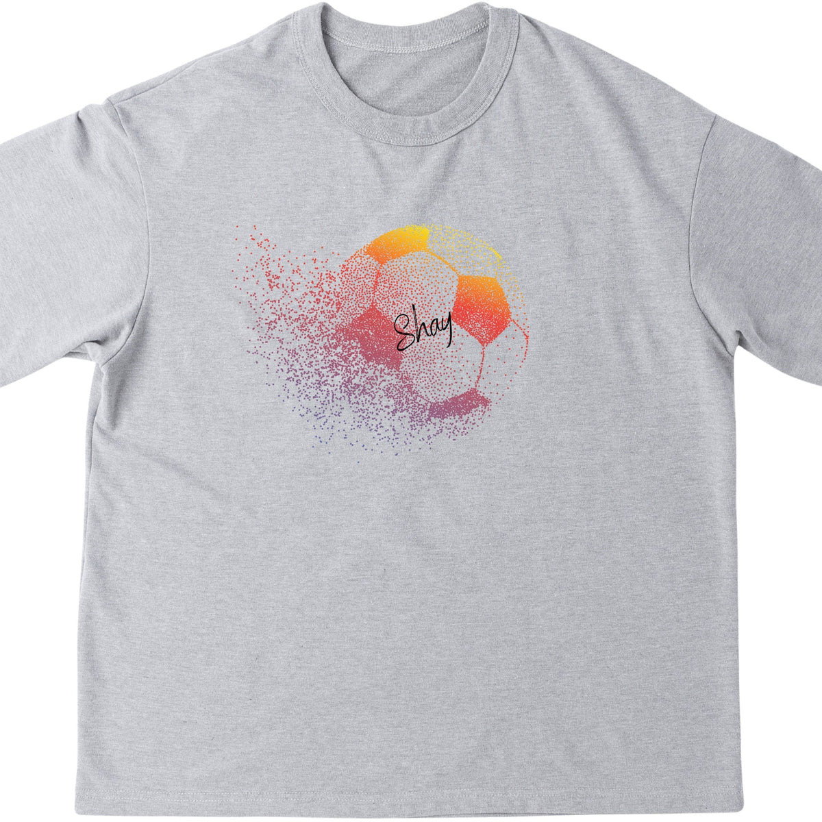 Personalised Kids Dissolving Football T Shirts