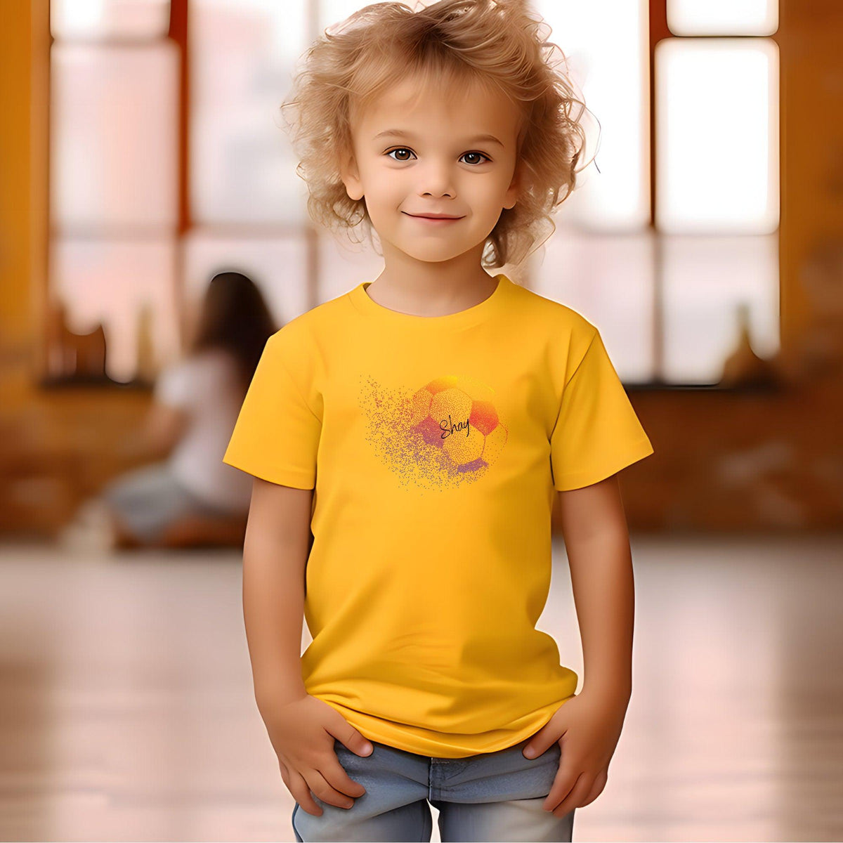 Personalised Kids Dissolving Football T Shirts