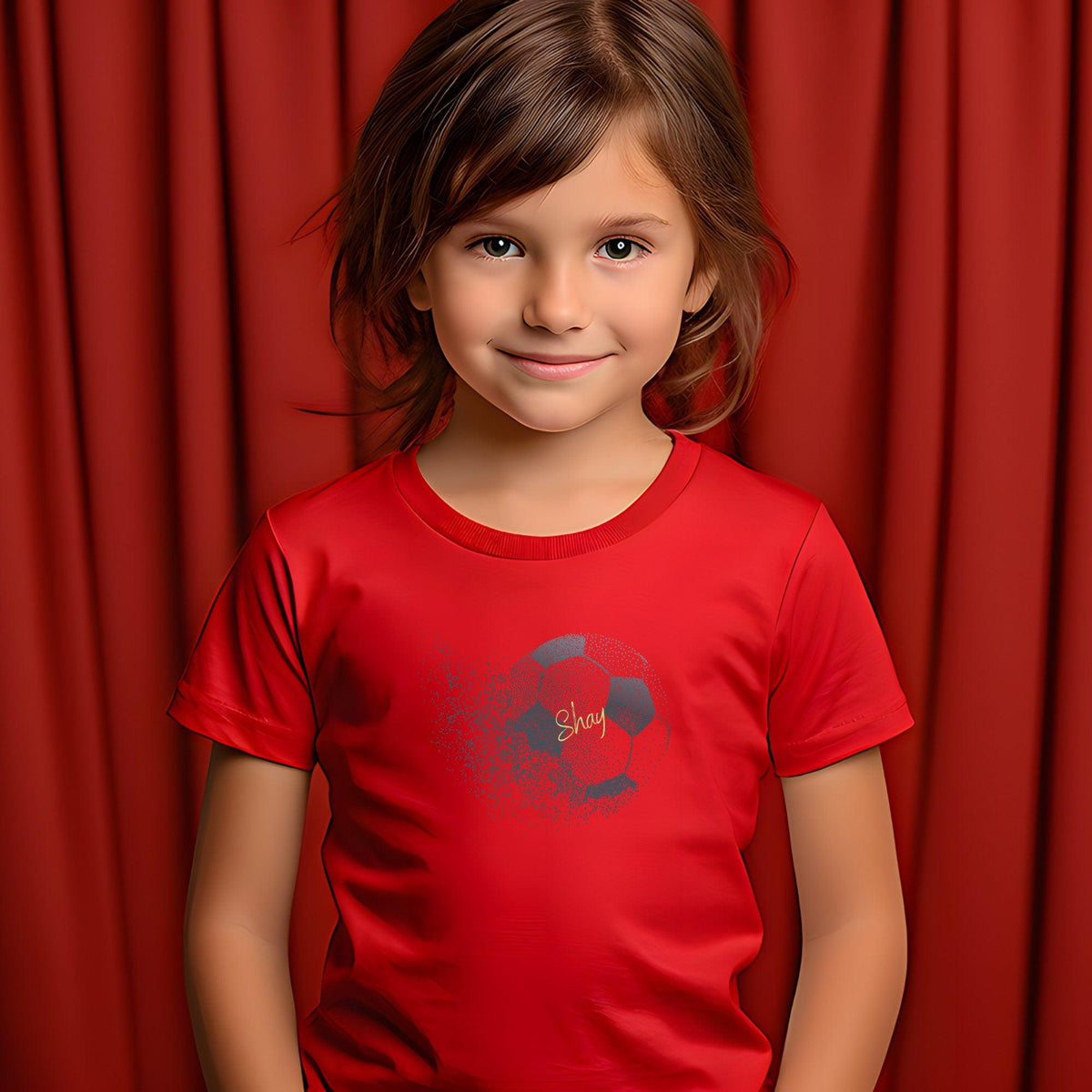 Personalised Kids Dissolving Football T Shirts