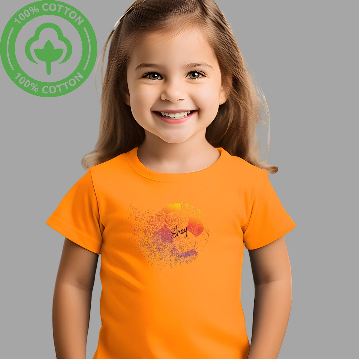 Personalised Kids Dissolving Football T Shirts