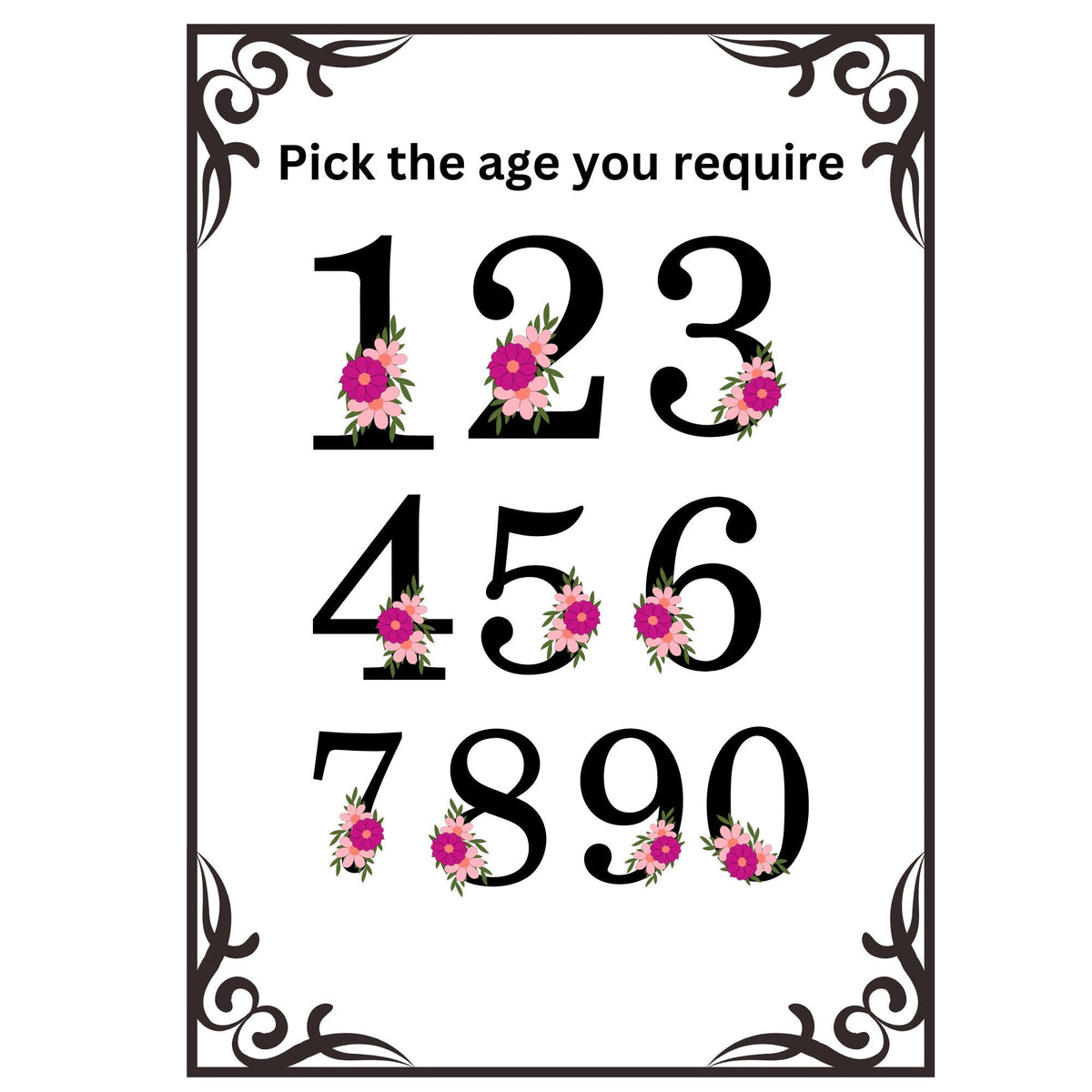 Personalised 6th Birthday Printed T Shirts