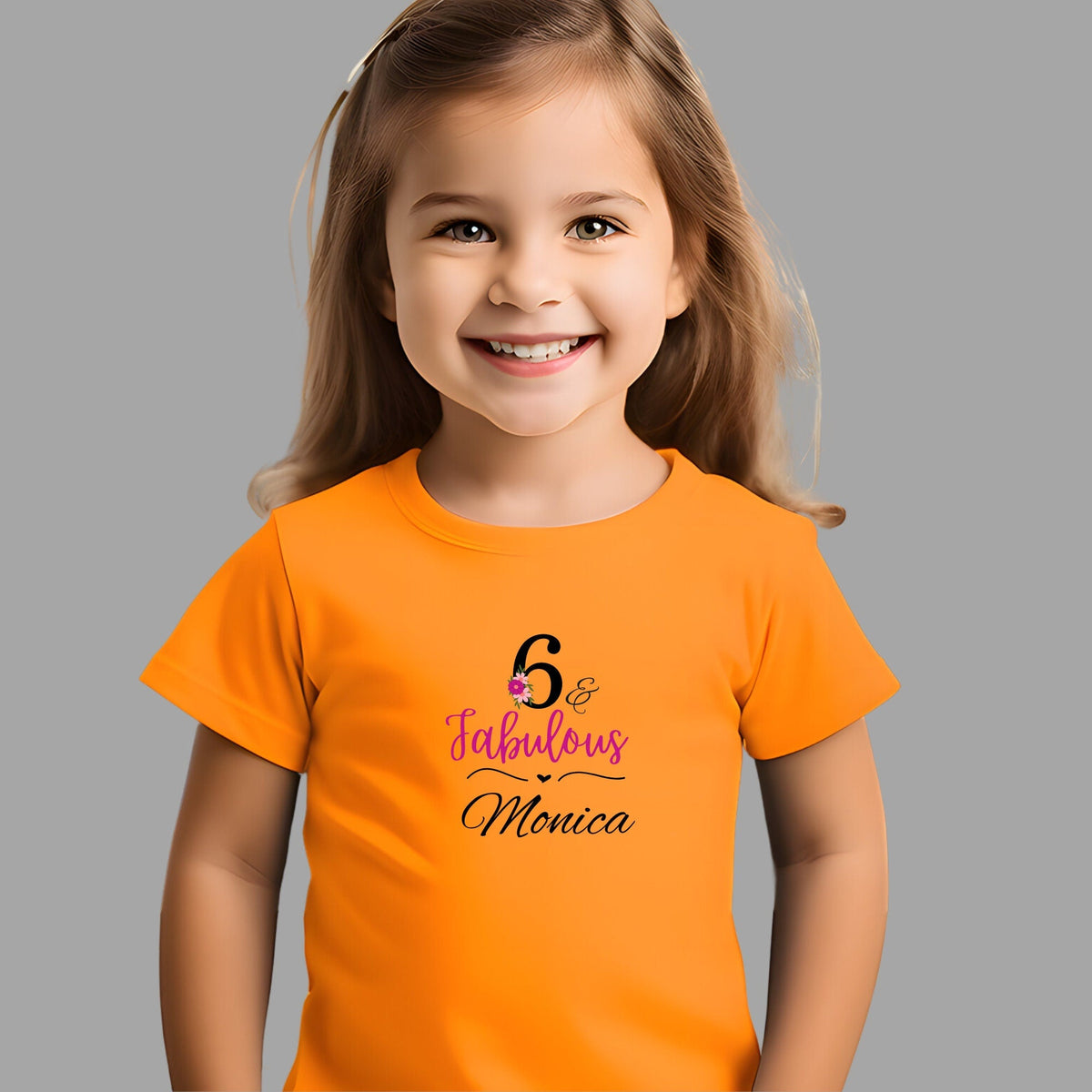 Personalised 6th Birthday Printed T Shirts