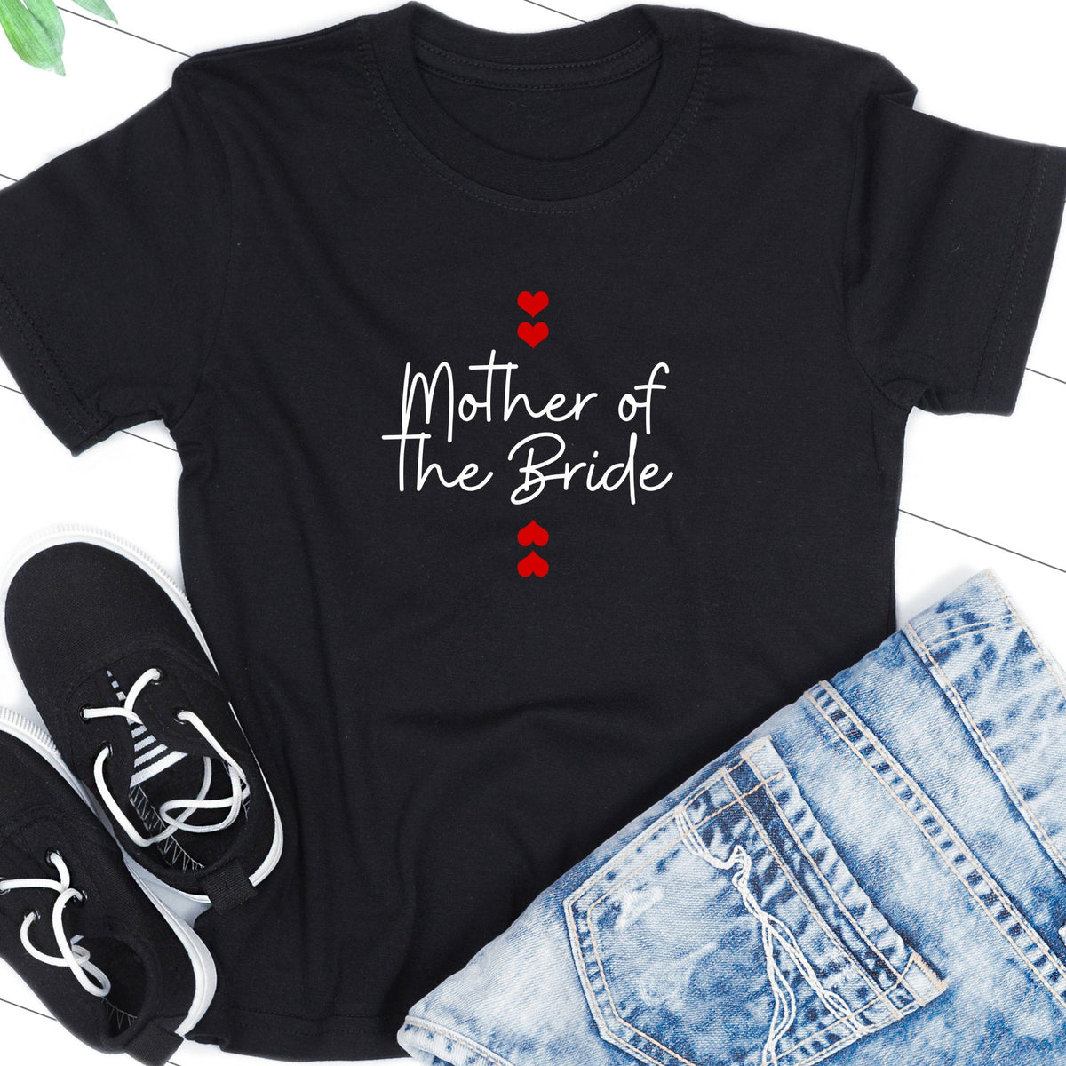 Personalised Hen Party Double Heart T Shirts