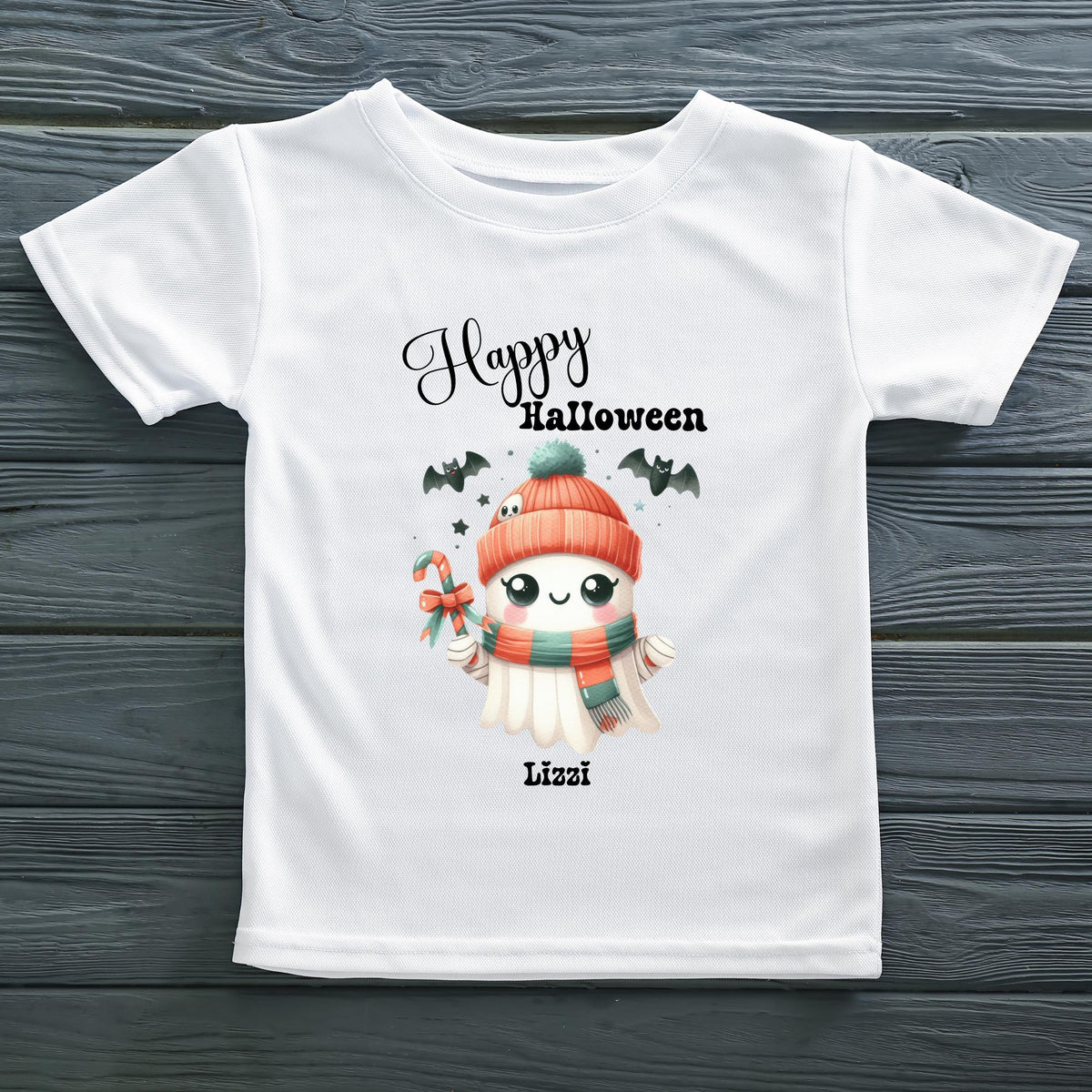 Personalised Happy Halloween Spooky Baby Bodysuit