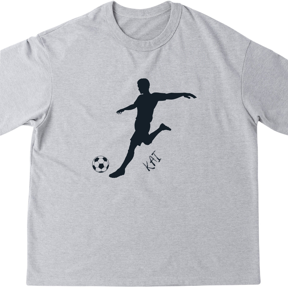 Personalised Kid's Football Kicker Graphic T Shirts