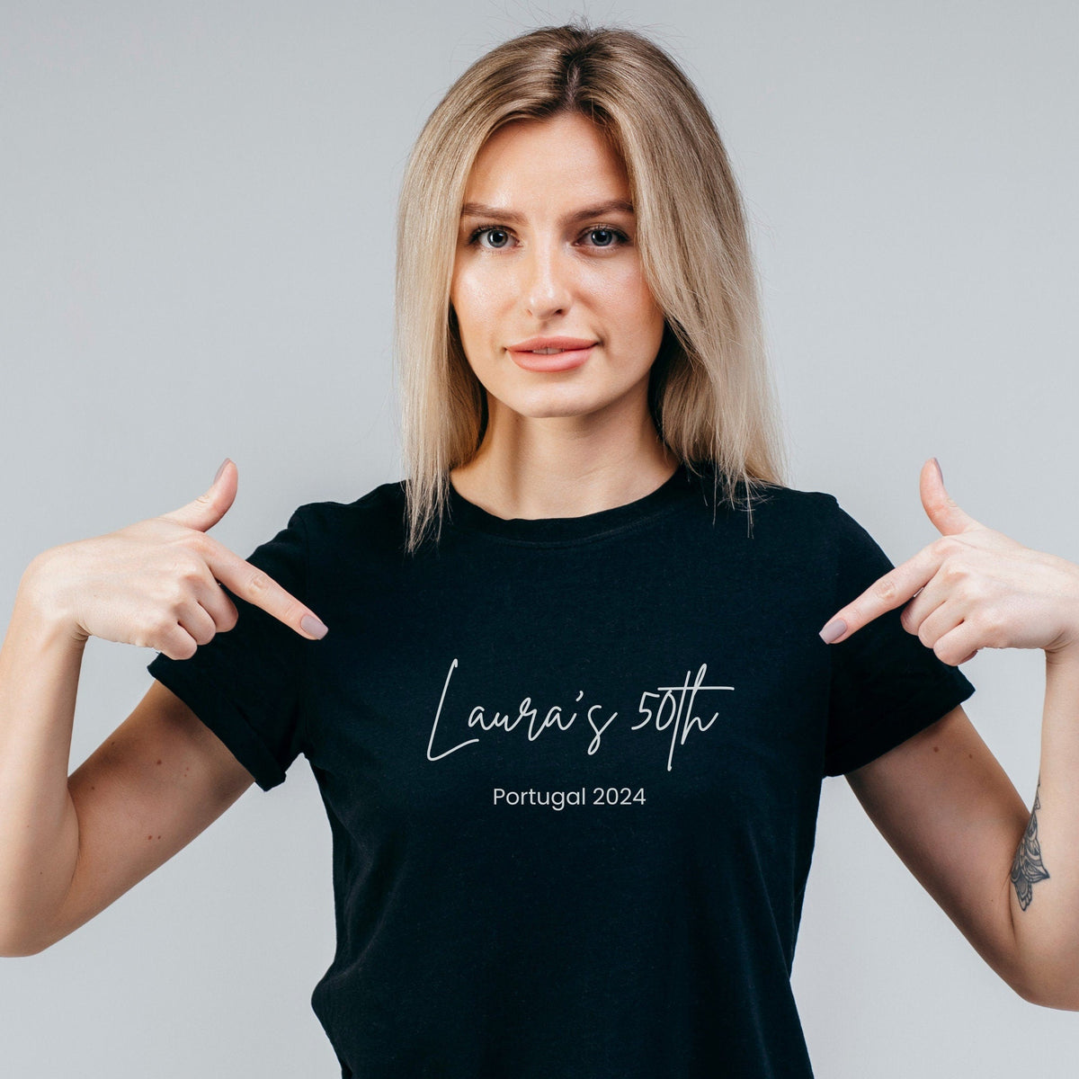 Personalised Name Birthday T Shirt for Women