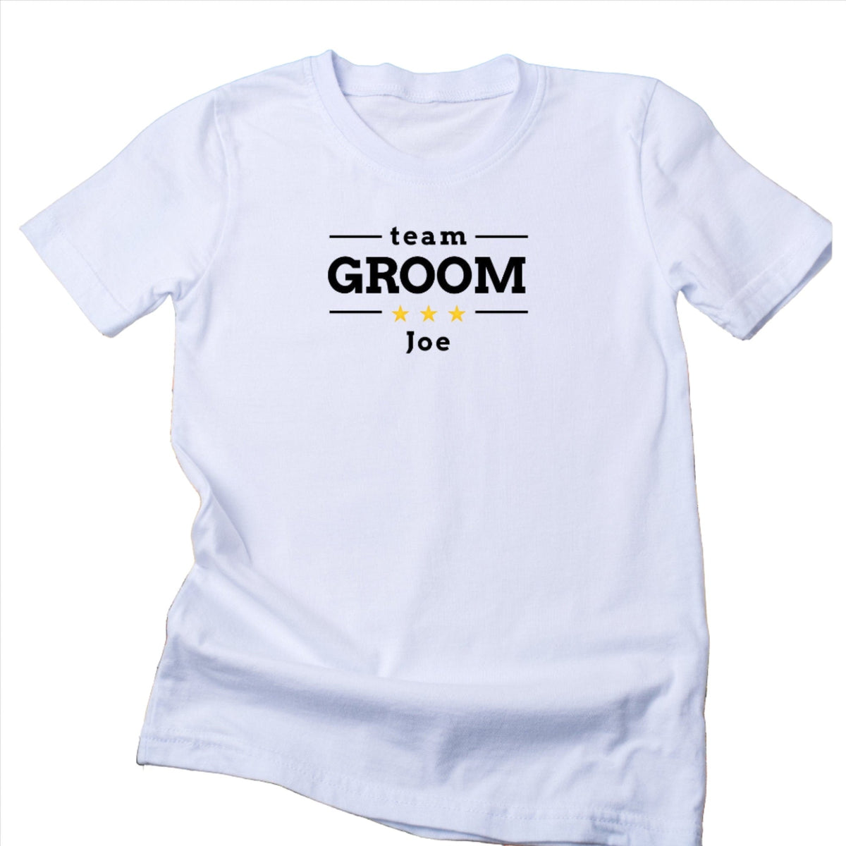 Personalised Team Groom Bachelor Party T Shirt