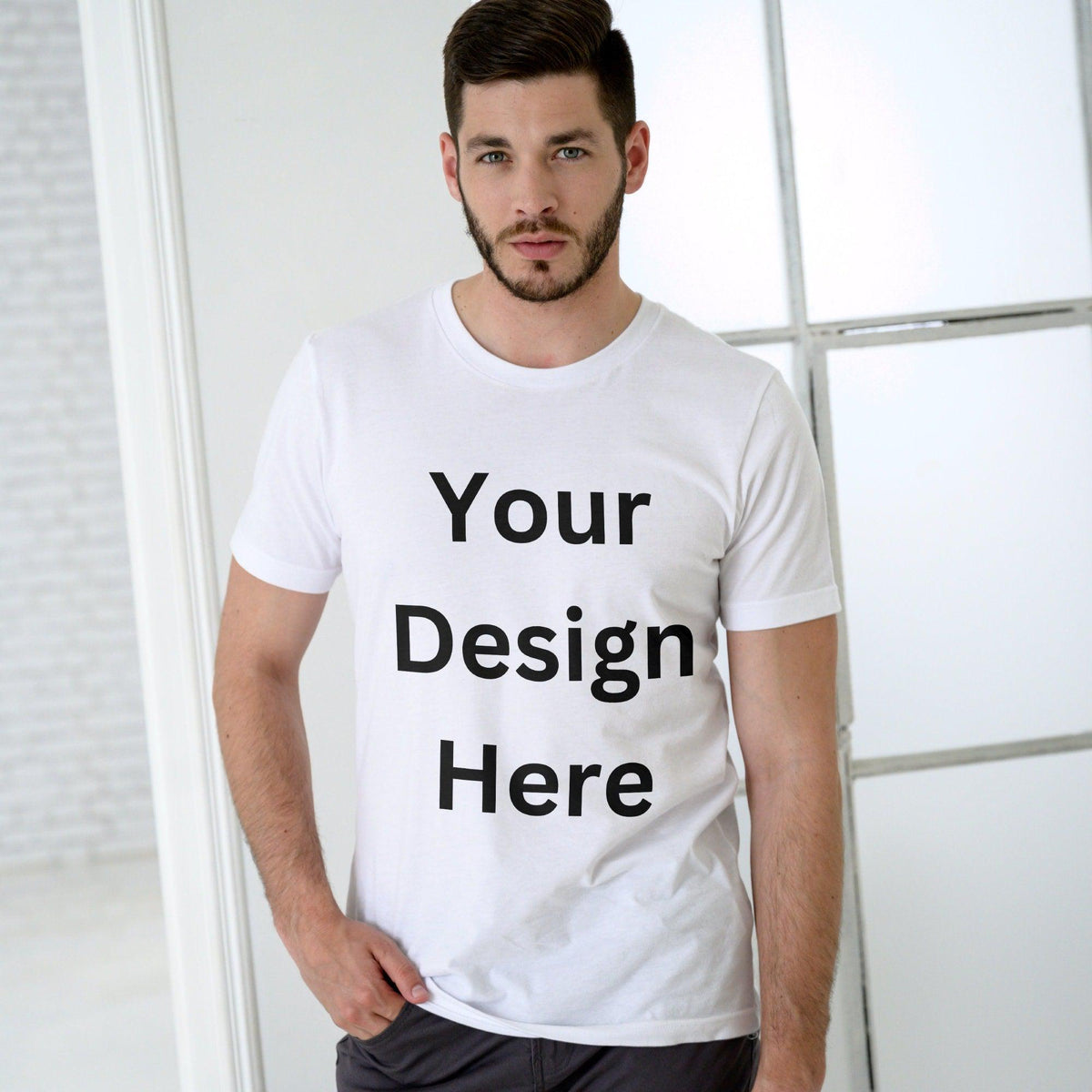 Personalised Unisex Printed Adult T Shirt