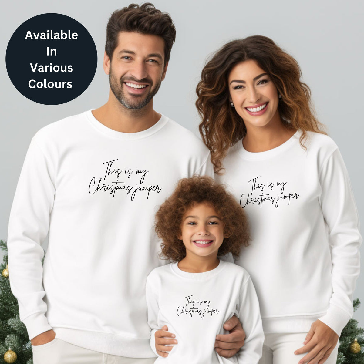 This Is My Christmas Family Matching Jumper