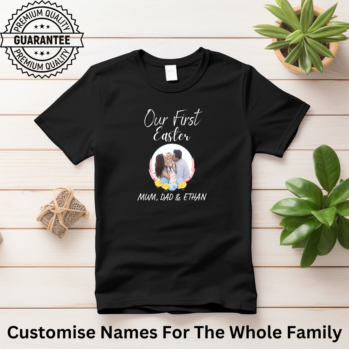 Personalised Our First Easter Family Matching Dress